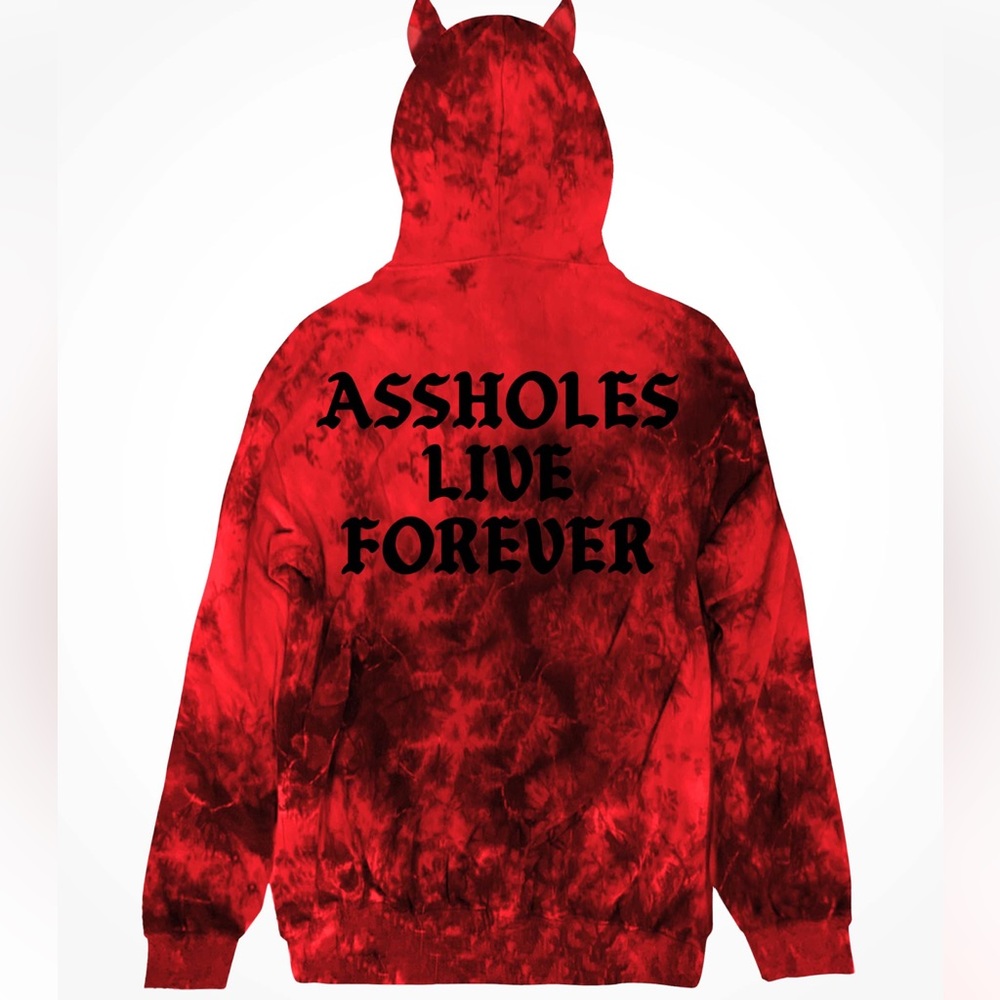 Linda Finegold ALF Clamato tie dye hoodie
